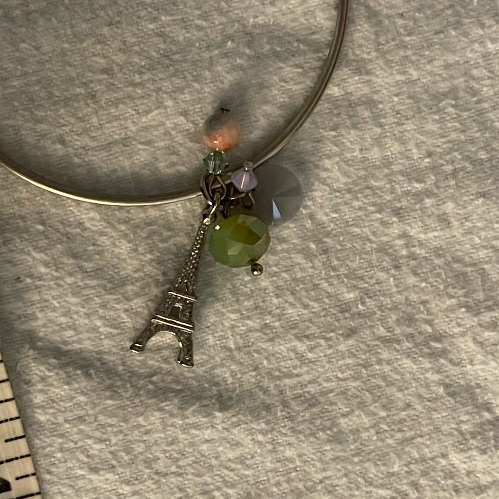 Eiffel Tower charm bracelet